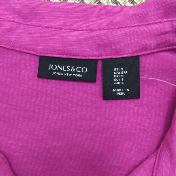 Jones & Co Womens Pink Shirt Size Small - Picture 7 of 8